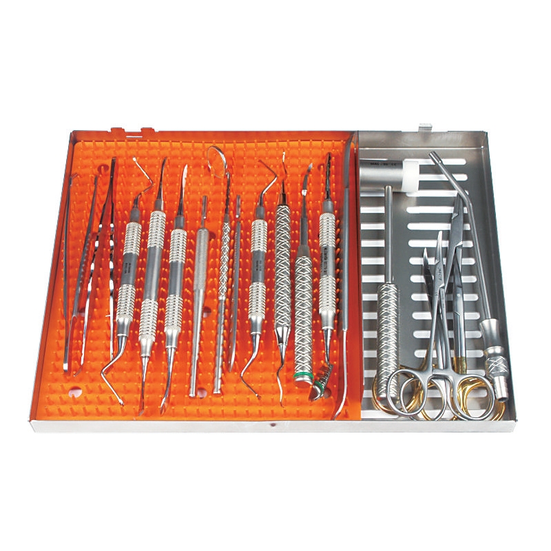 IBS-SET Базовый набор имплантолога в кассете CST-07, Mr.Curette Tech, Южная Корея